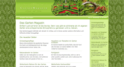 Desktop Screenshot of gartenmagazin.org