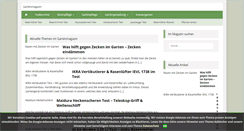 Desktop Screenshot of gartenmagazin.net